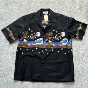 Christmas Men’s Hawaiian Button Down